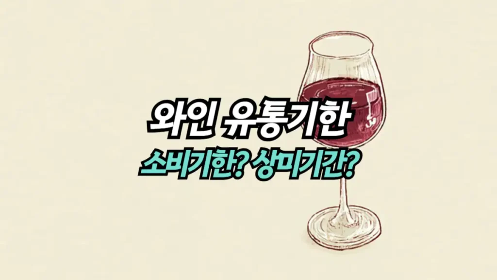 와인-유통기한-소비기한-상미기간