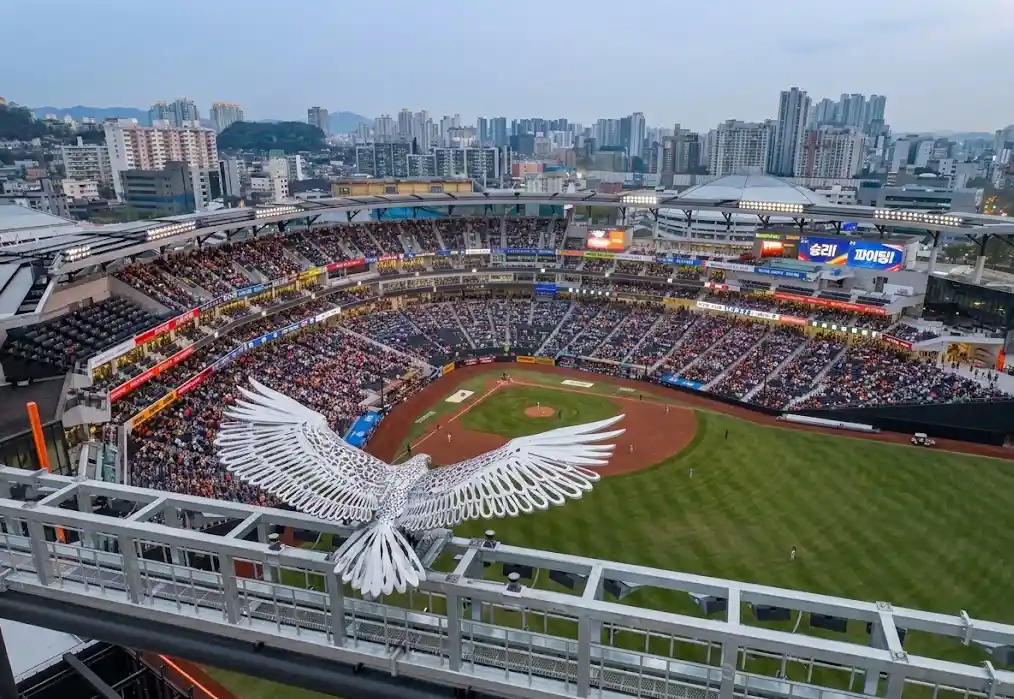 대전 한화생명볼파크 경기장 내부 전경 사진