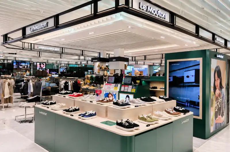 르무통 신세계면세점 인천공항 2터미널 매장 내부