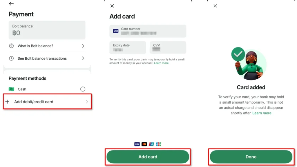 볼트 앱 payment 메뉴_카드 등록 추가 화면