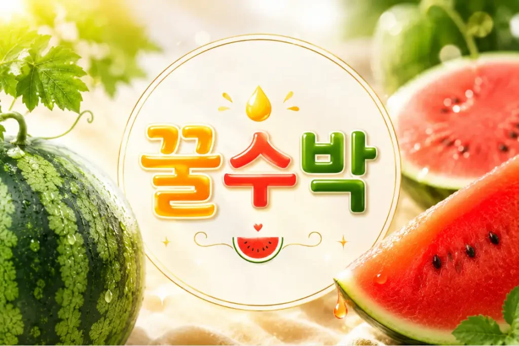 꿀 수박 고르는 법_썸네일