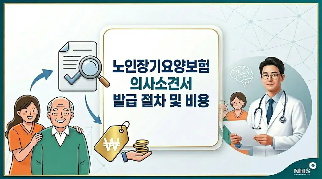 노인장기요양보험 의사소견서 발급 절차 및 비용 안내