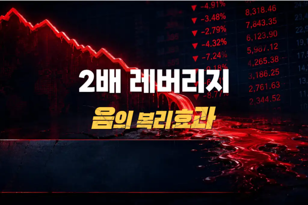 음의 복리 효과 뜻_2배 레버리지_썸네일