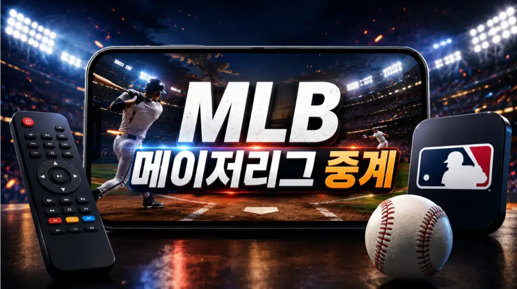 MLB 메이저리그 중계 채널 무료 재방송 다시보기