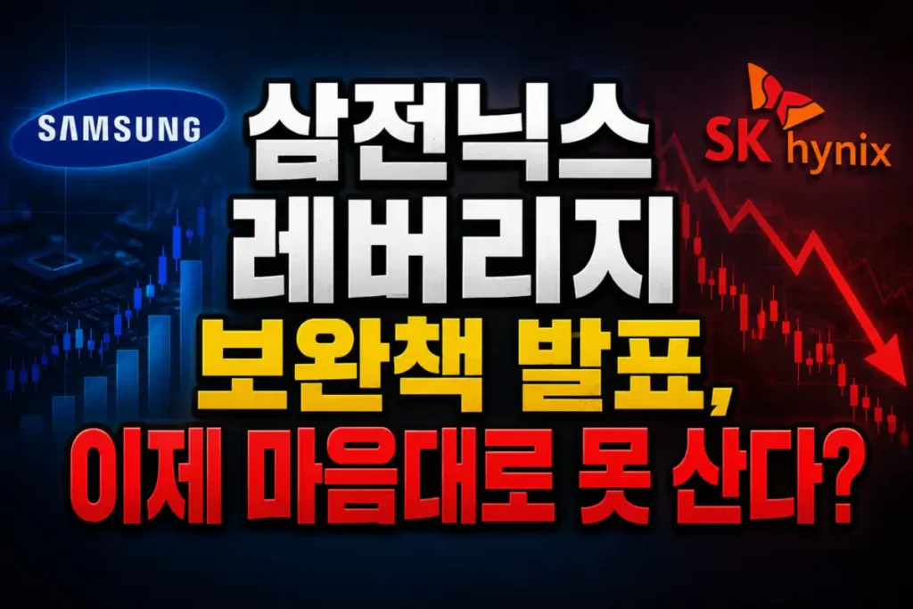 삼전닉스 레버리지 보완책 발표