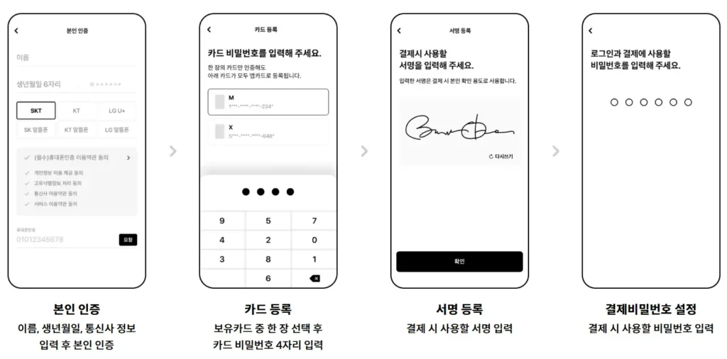 현대카드 앱카드 결제비밀번호 설정 방법