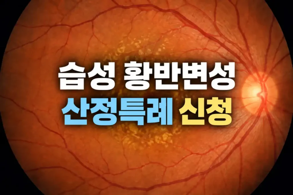 습성 황반변성 산정특례 신청
