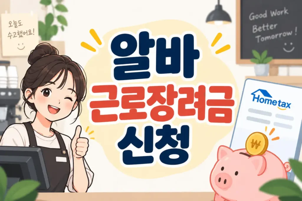 알바 근로장려금 신청 방법