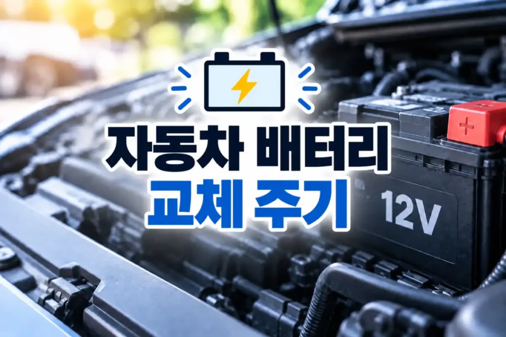 자동차 배터리 교체 주기